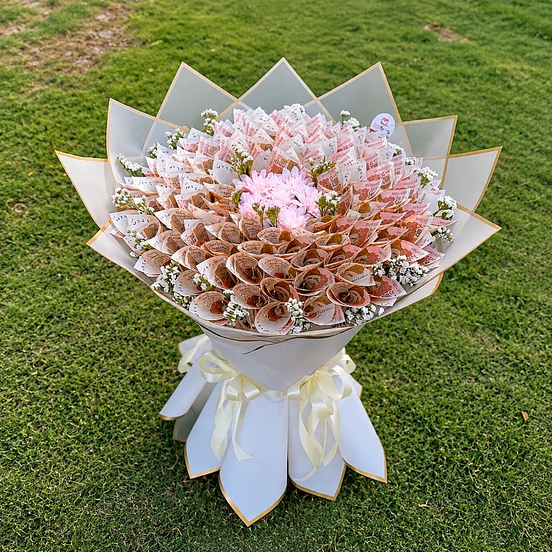 Luxury Cash Money &amp;amp;amp;amp;amp;amp;amp; Floral Gift Bouquet