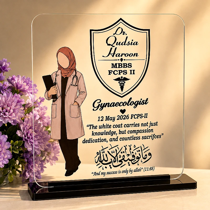 Personalized Doctor Acrylic Photo Stand